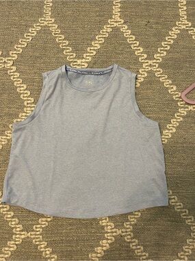 Athleta Light Heather Blue Relaxed Tank